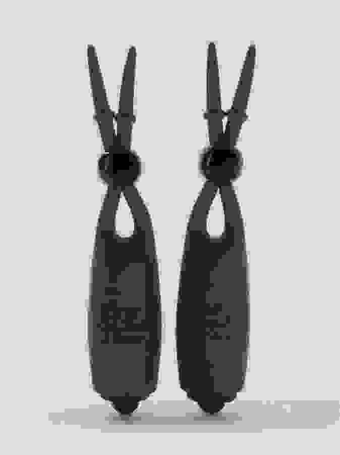 Fifty Shades of Grey Sweet Tease Vibrating Nipple Clamps, Grey, hi-res